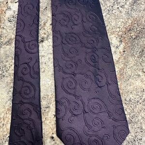 BUGATCHI UOMO Purple men's tie 100% Silk Made in Italy